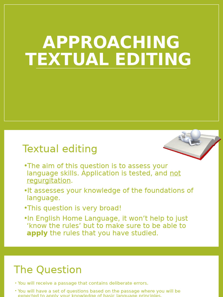Mastering Textual Editing Skills | PDF | Clause | Part Of Speech
