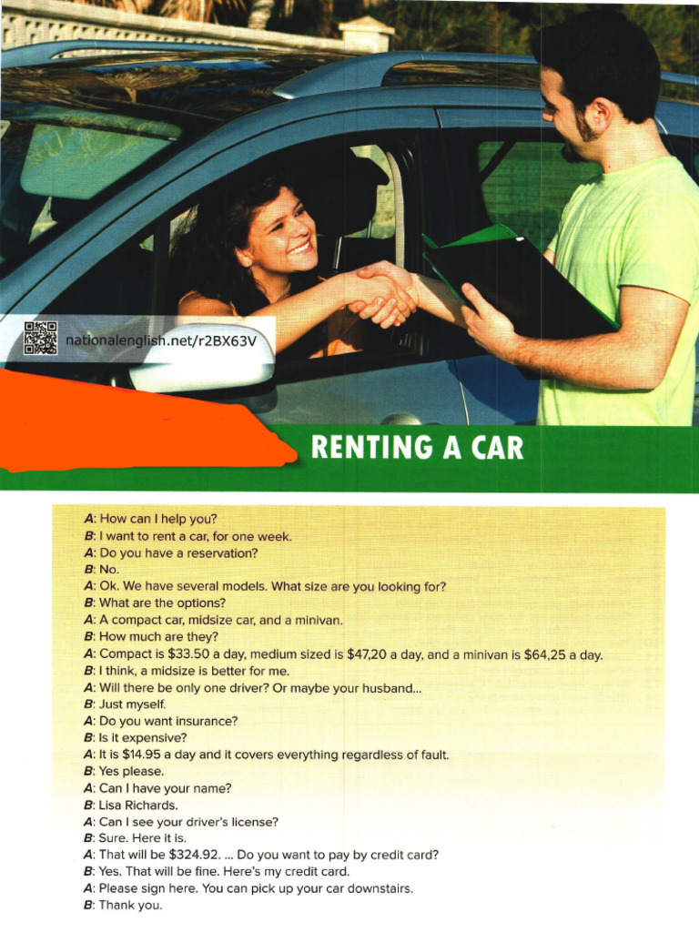 Renting A Car - LI | PDF