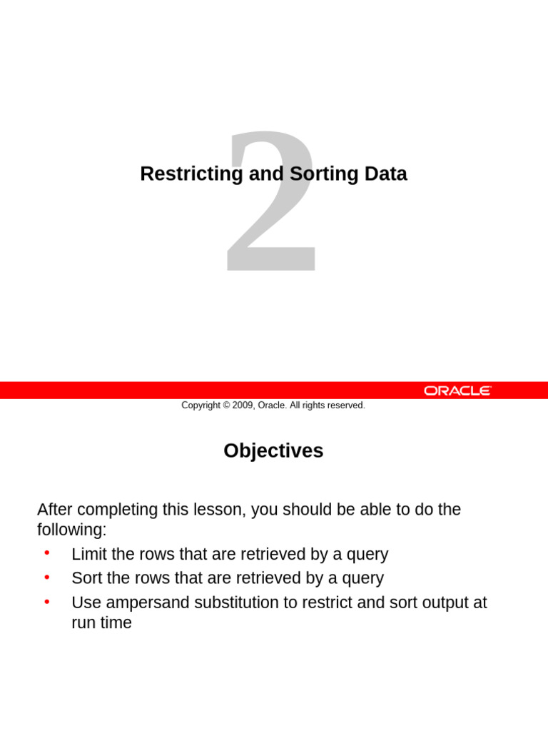 Data Querying: Limit and Sort Rows | PDF | Information Retrieval | Data ...