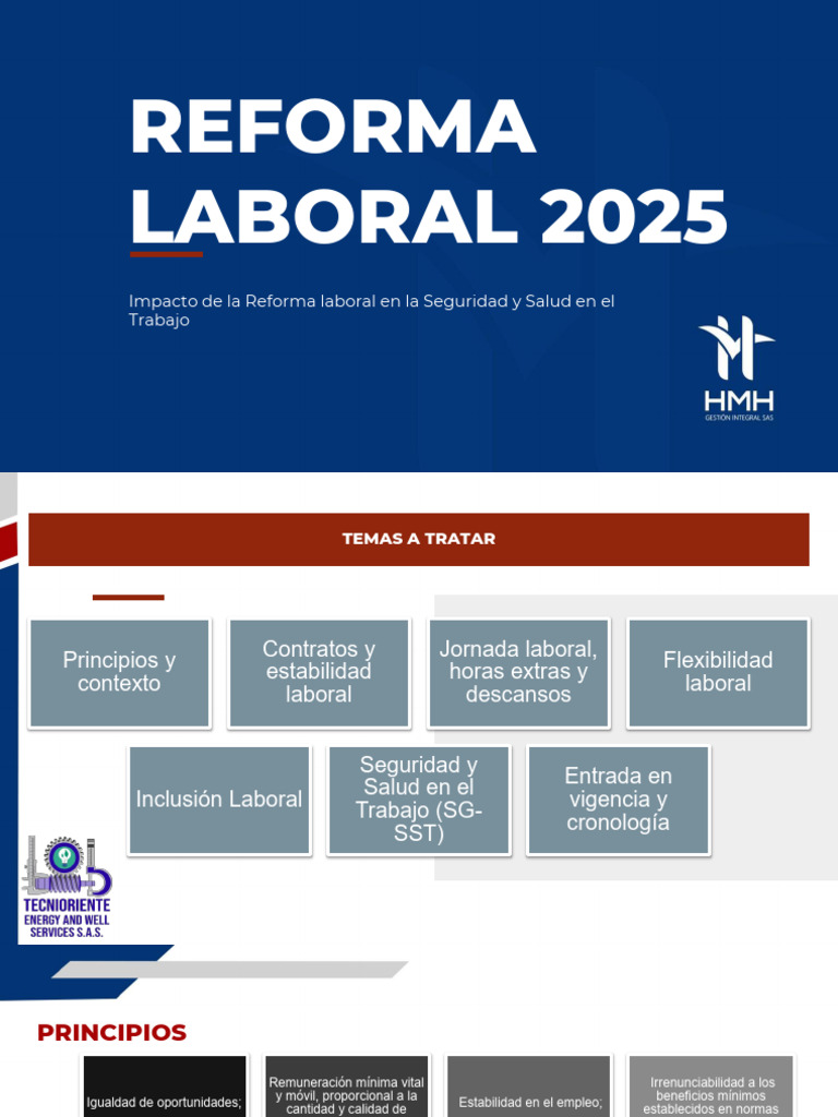 Reforma Laboral 2025: Impacto en SST | PDF | Derecho laboral | Las ...