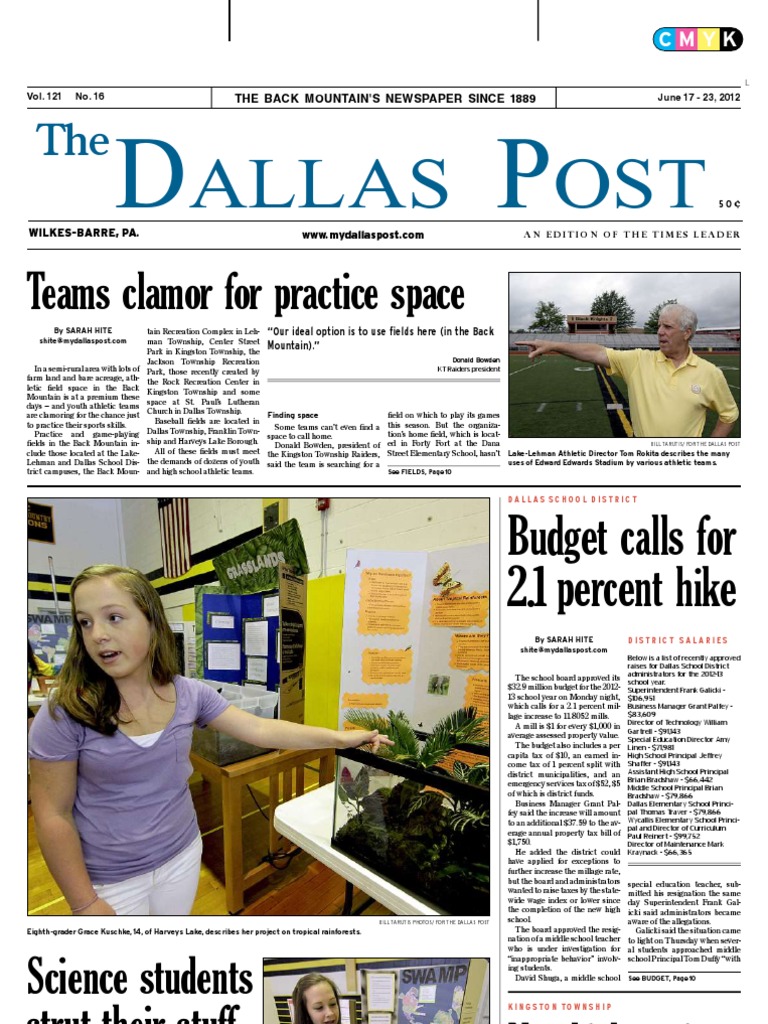 The Dallas Post 06-17-2012 | PDF | Shavertown | Property Tax
