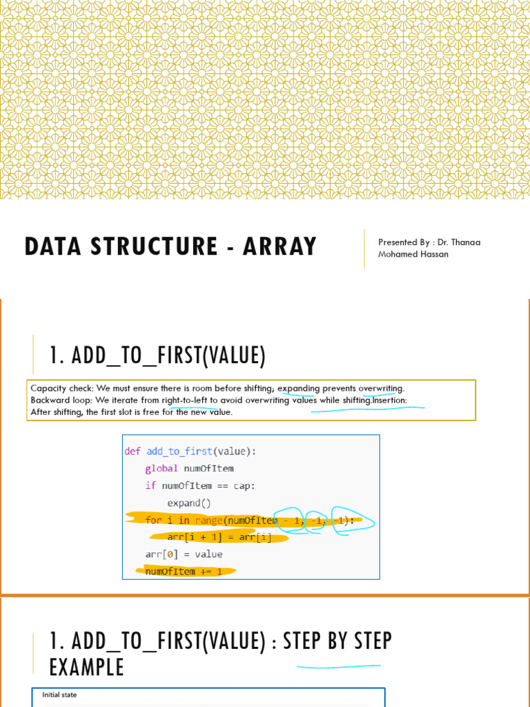 Array Data Structure Operations Guide | PDF