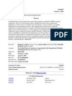 United States Patent 6630507 - Cannabinoids As Antioxidants and Neuroprotectants