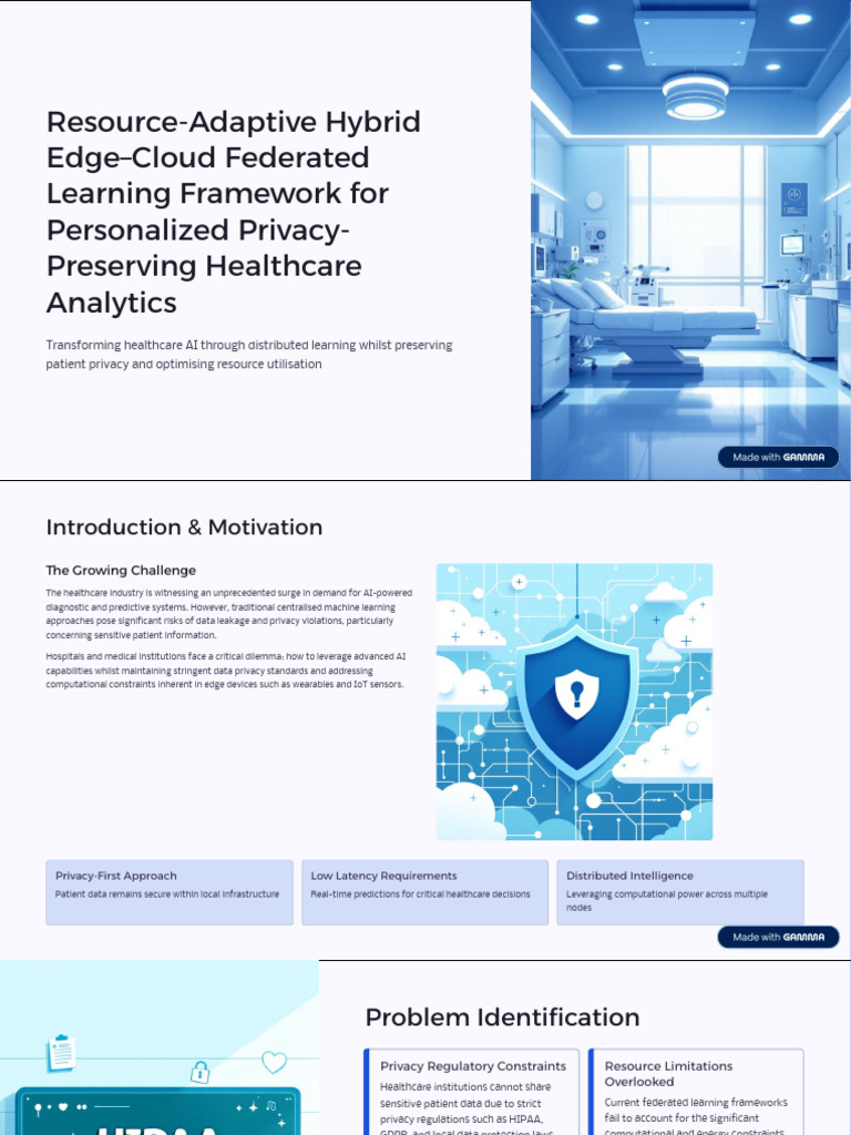 Resource Adaptive Hybrid Edge Cloud Federated Learning Framework for ...