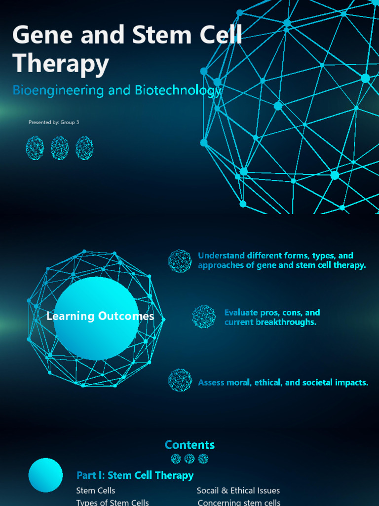 Gene and Stem Cell Therapy Overview | PDF | Stem Cell | Gene Therapy