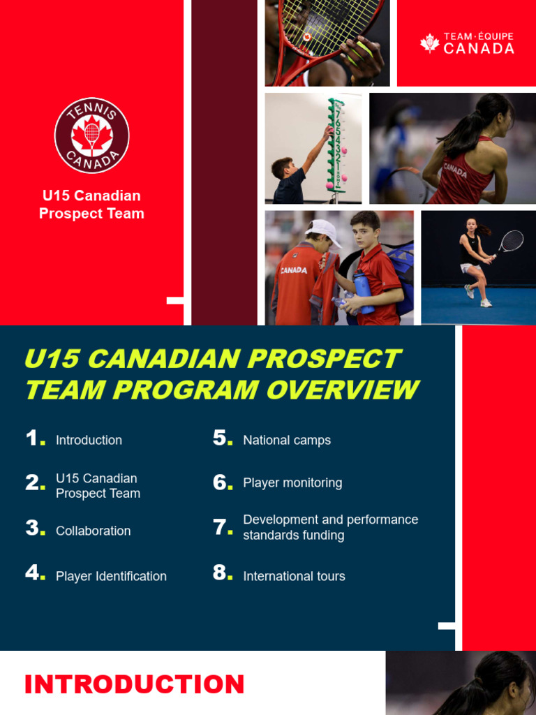 U15 Canadian Tennis Prospect Program | PDF