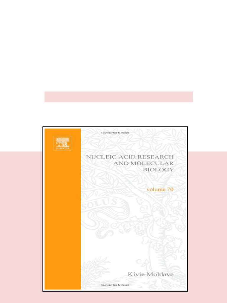 Progress in Nucleic Acid Research and Molecular Biology 70 1st Edition ...
