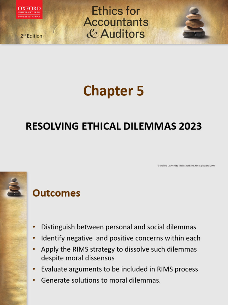 Ethics Notes Resolving Ethical Dilemmas 2023 | PDF | Rationality | Morality