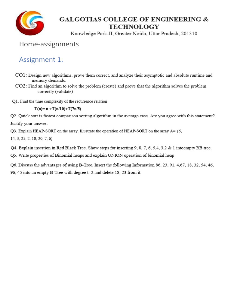 7 Home-Assignment 1 | PDF | Applied Mathematics | Algorithms