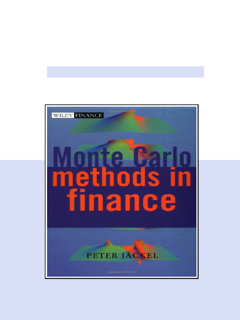 Monte Carlo methods in finance Jaeckel P. - ebook and textbook ...