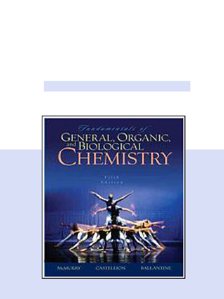 Fundamentals of General Organic and Biological Chemistry Mcmurry J ...