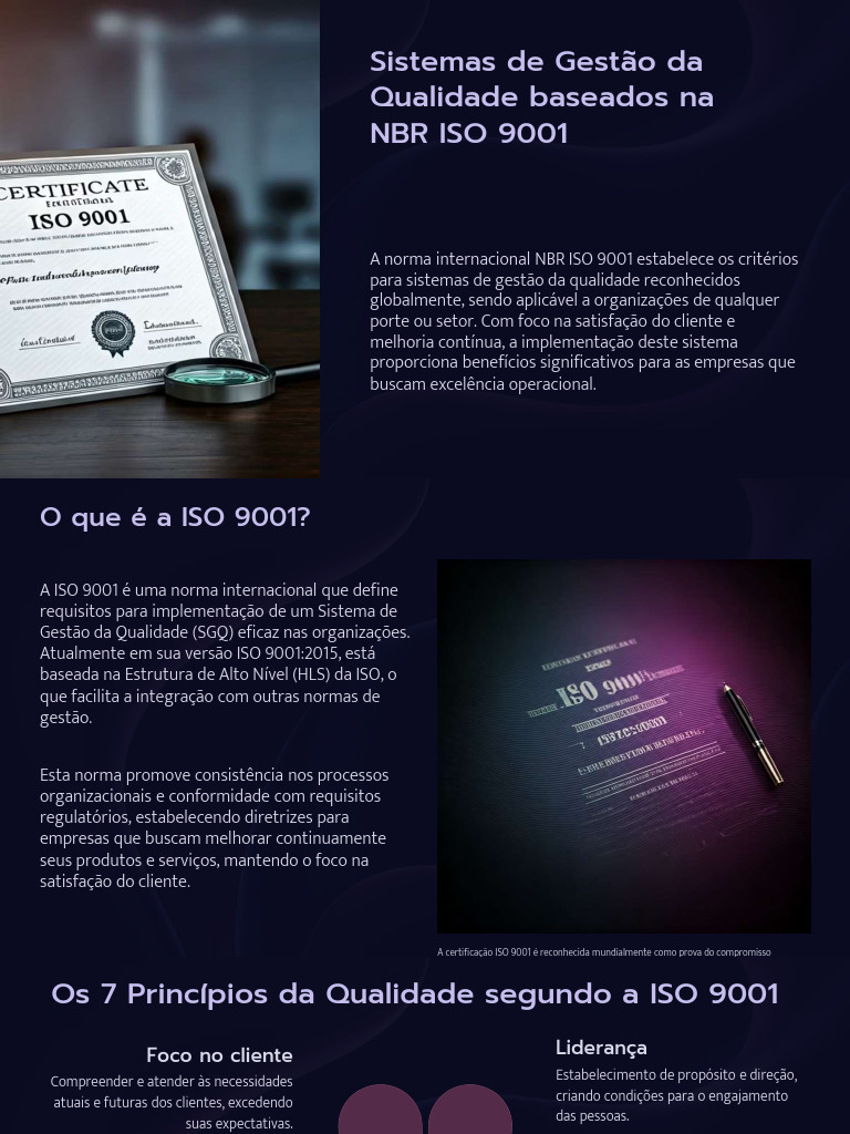 Gestão da Qualidade com ISO 9001 | PDF | Gestão de qualidade ...
