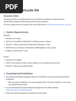 Anycubic Slicer User Guide and Setup | PDF | Microsoft Windows | Mac Os