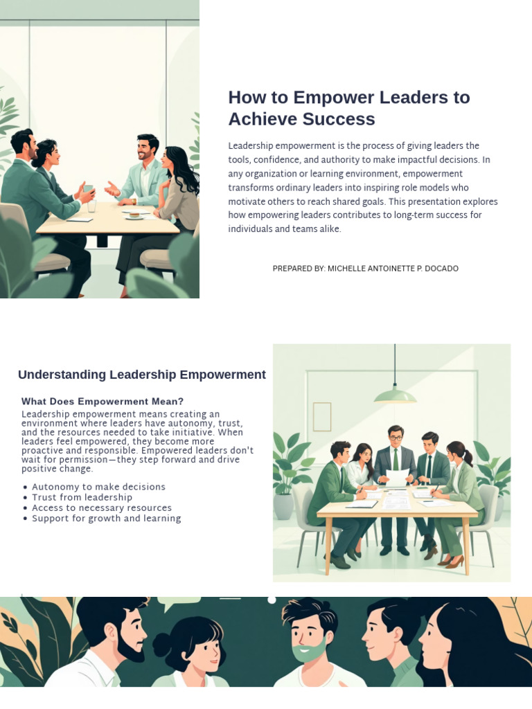 Empowering Leaders for Success | PDF | Empowerment | Mentorship