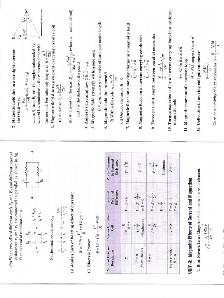 Physics Formula Page 4 | PDF