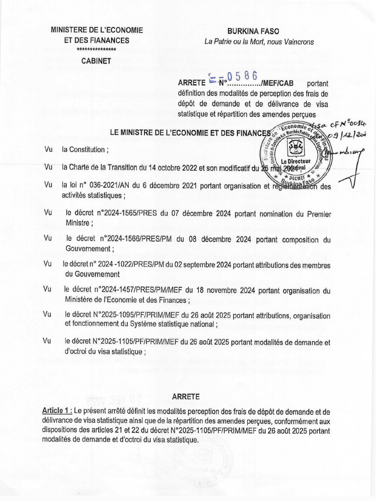 Arrete Visa | PDF