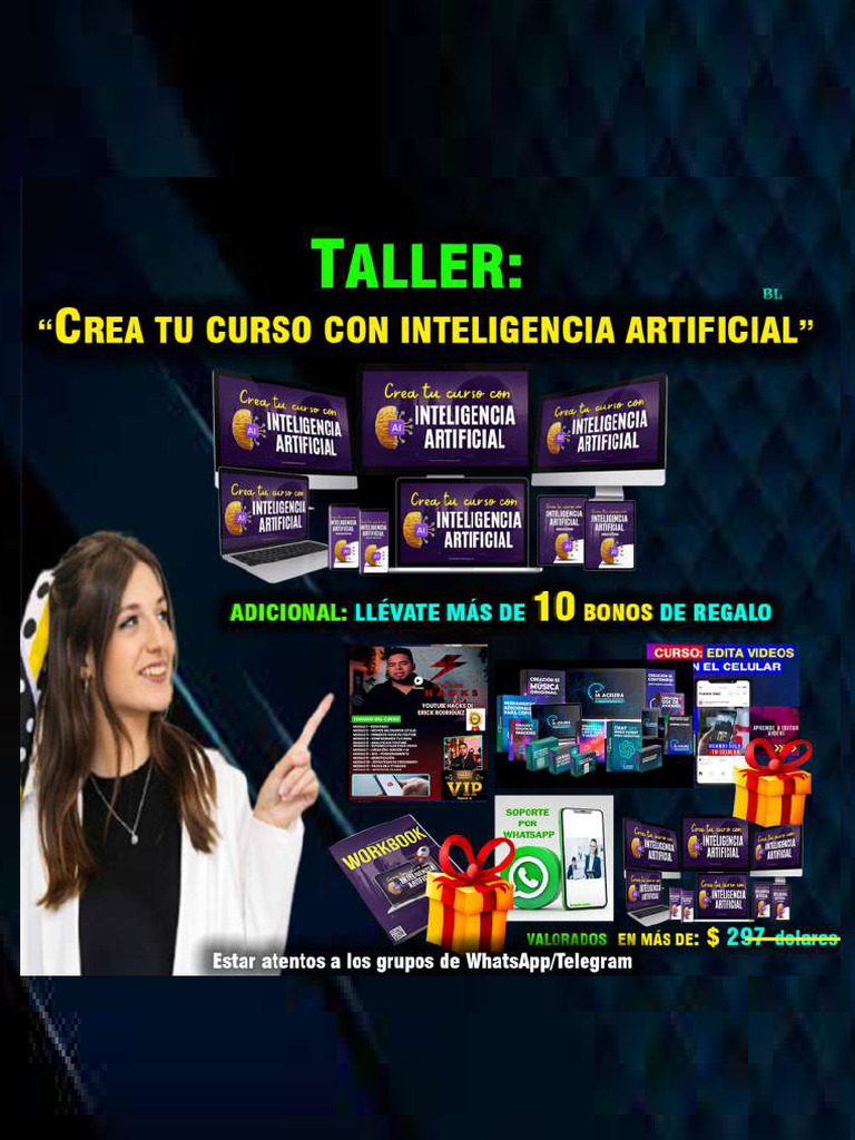 Crea tu Curso Digital con IA Gratis | PDF | Inteligencia artificial ...