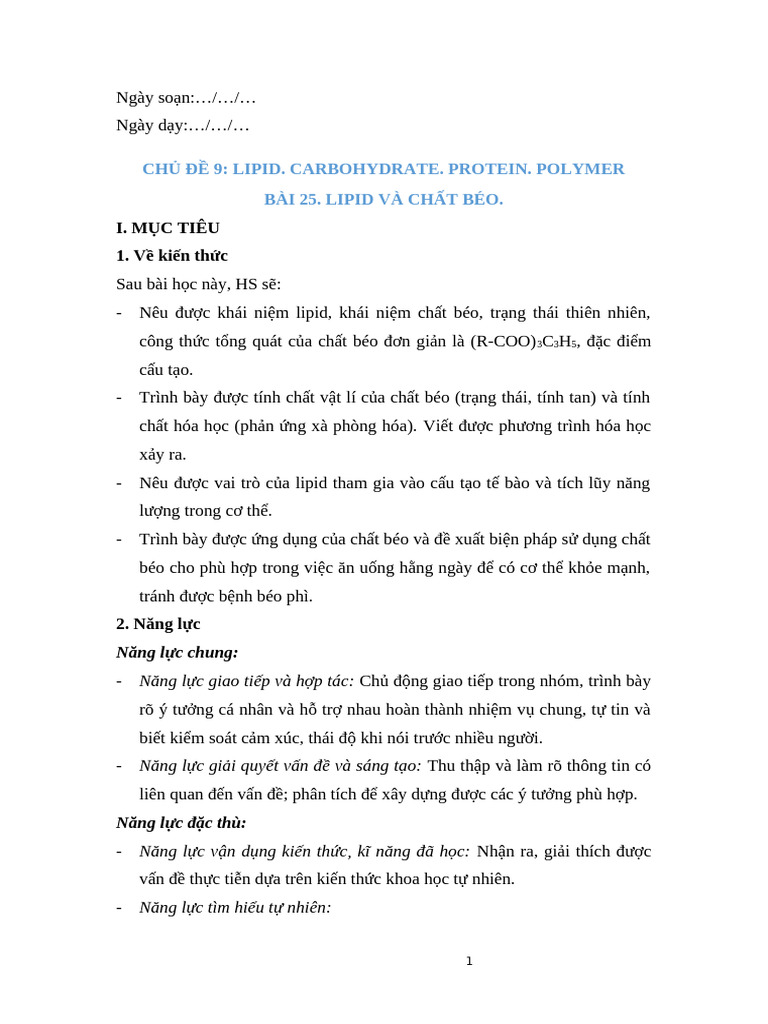 b25 Lipid Hoa9 CD | PDF