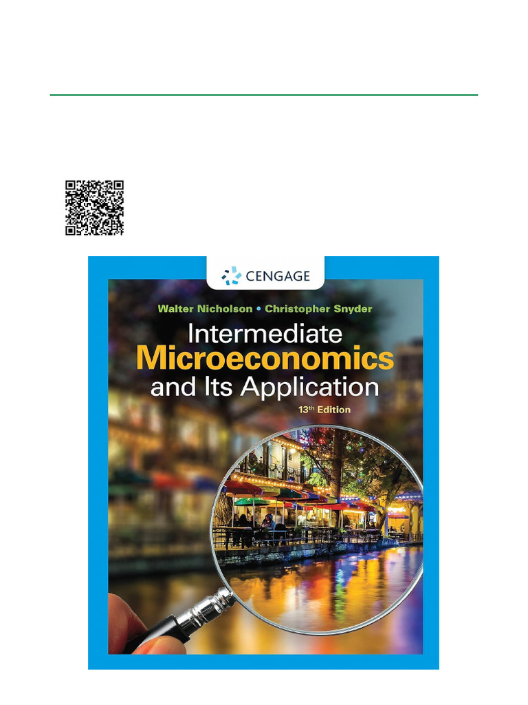Intermediate Microeconomics 13th Edition | PDF