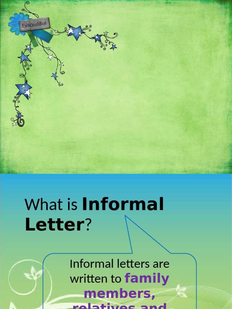 How to Write an Informal Letter | PDF | Linguistics