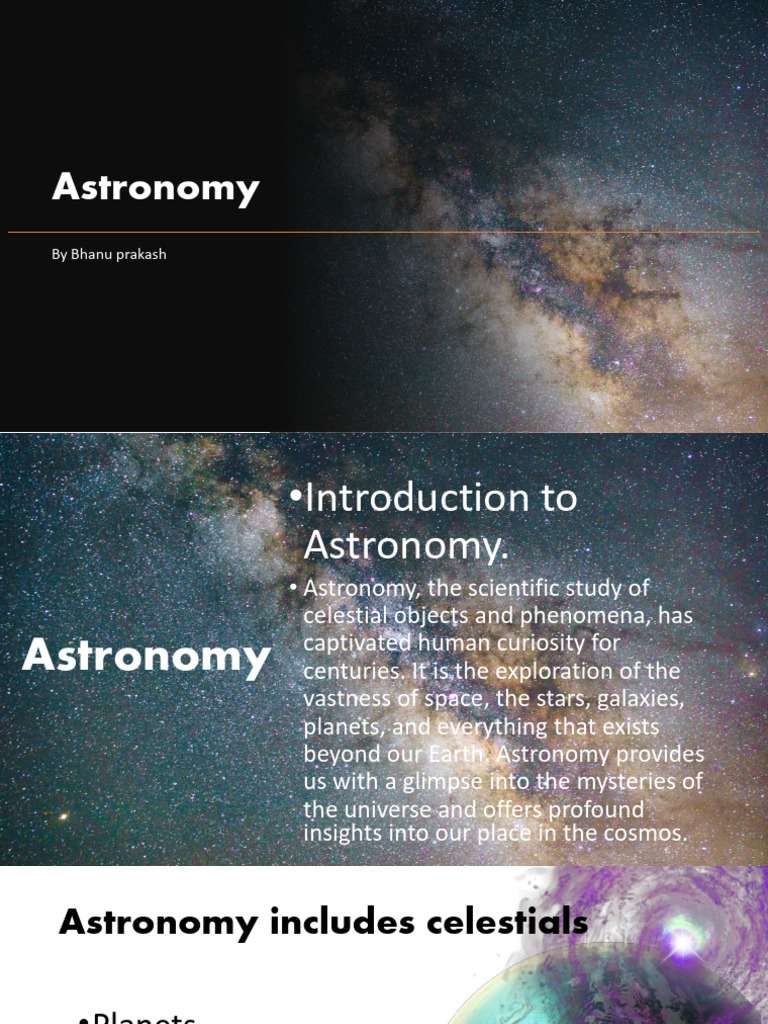 Exploring Astronomy: Key Concepts & Discoveries | PDF | Astronomy ...