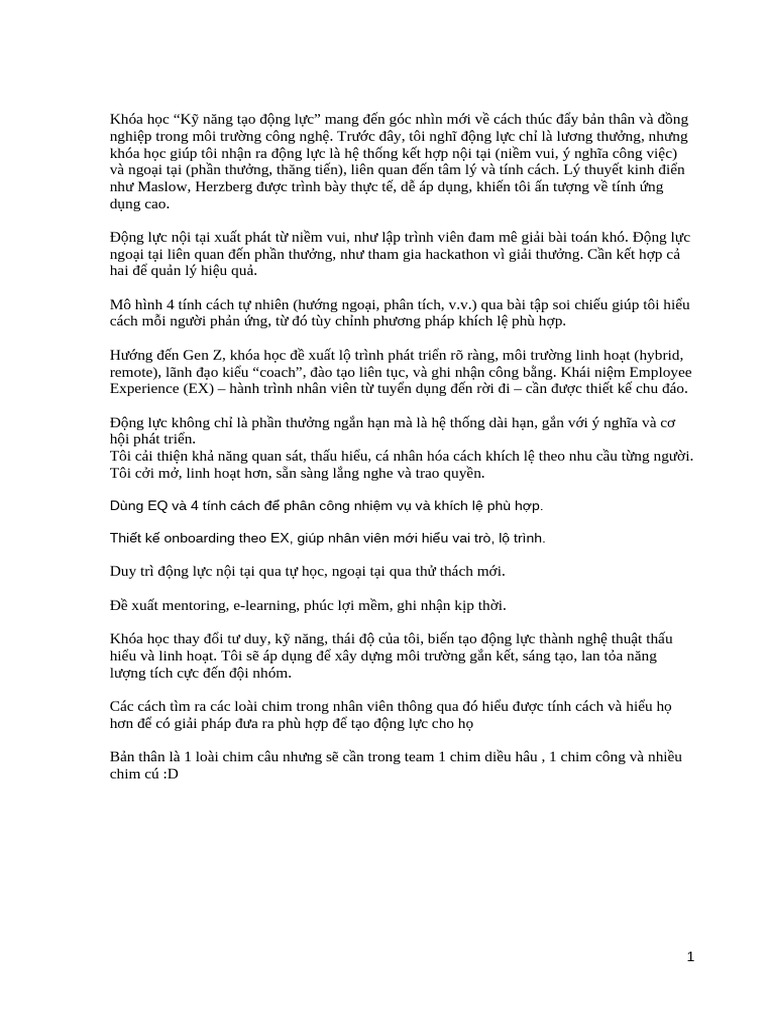 Tao Dong Luc | PDF