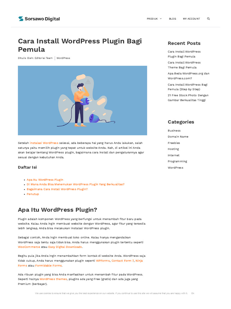 Panduan Instalasi Plugin WordPress | PDF