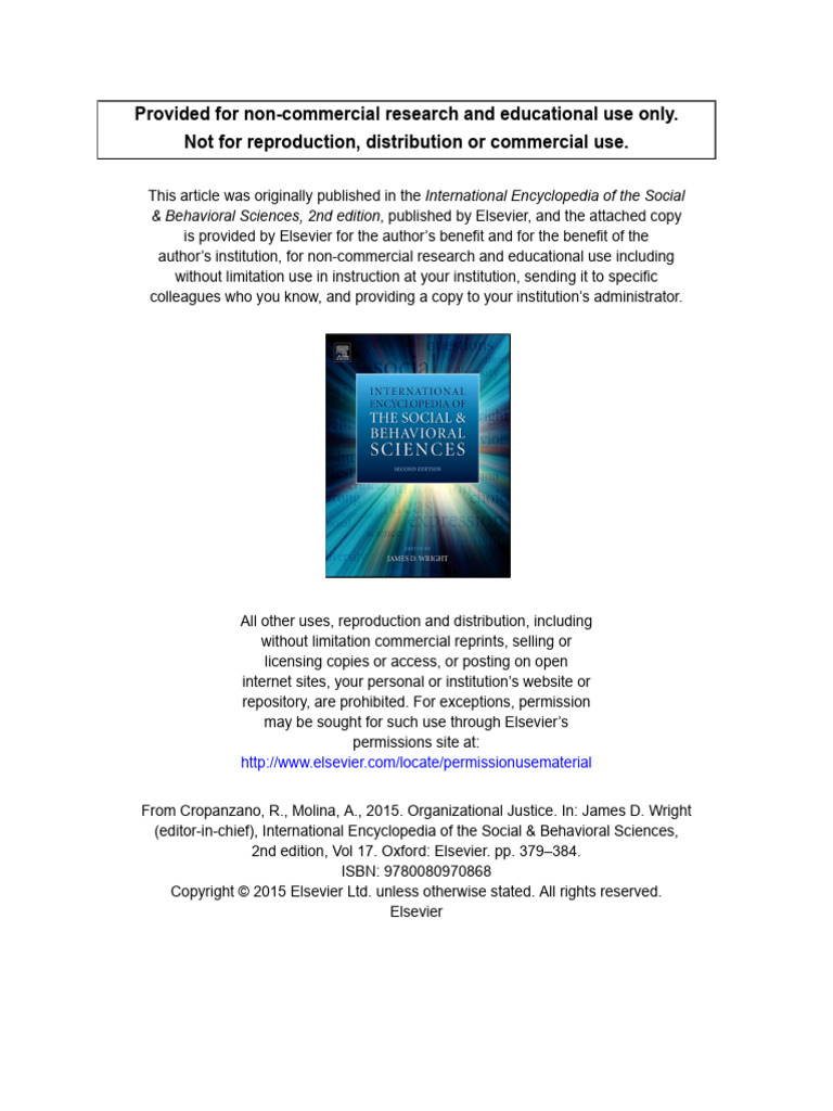 Understanding Organizational Justice | PDF | Justice | Crime & Violence
