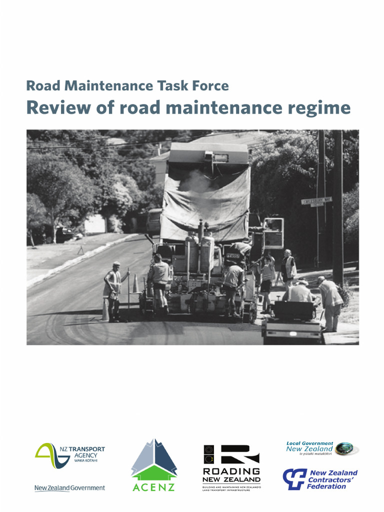 Road Maintenance Task Force 2012 Review | PDF | Procurement | Inflation