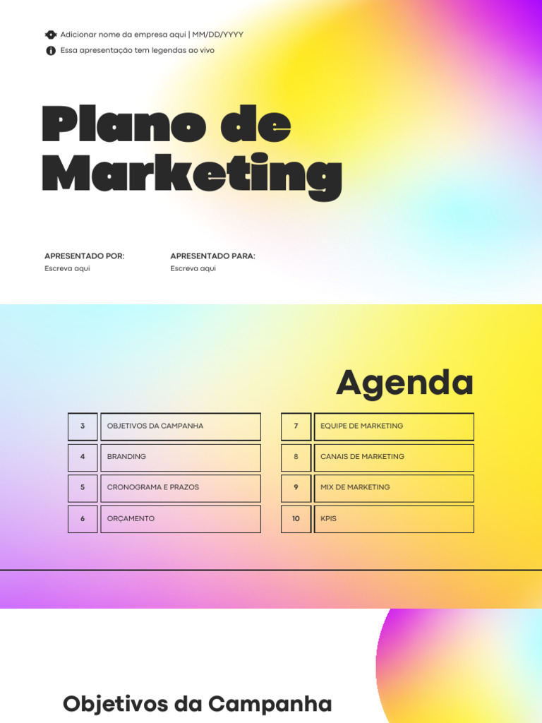 DOC-20251229-WA0003. Plano de Marketing | PDF | Marketing | Orçamento