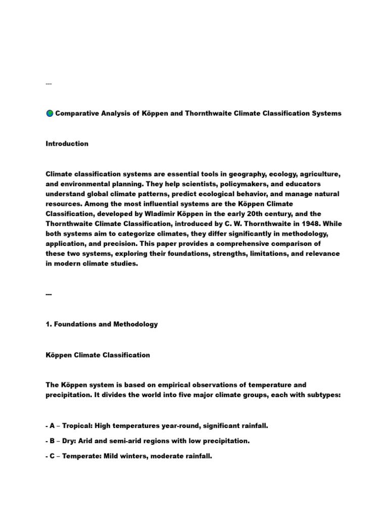 Geo Assignment (1) | PDF | Climate | Climatology