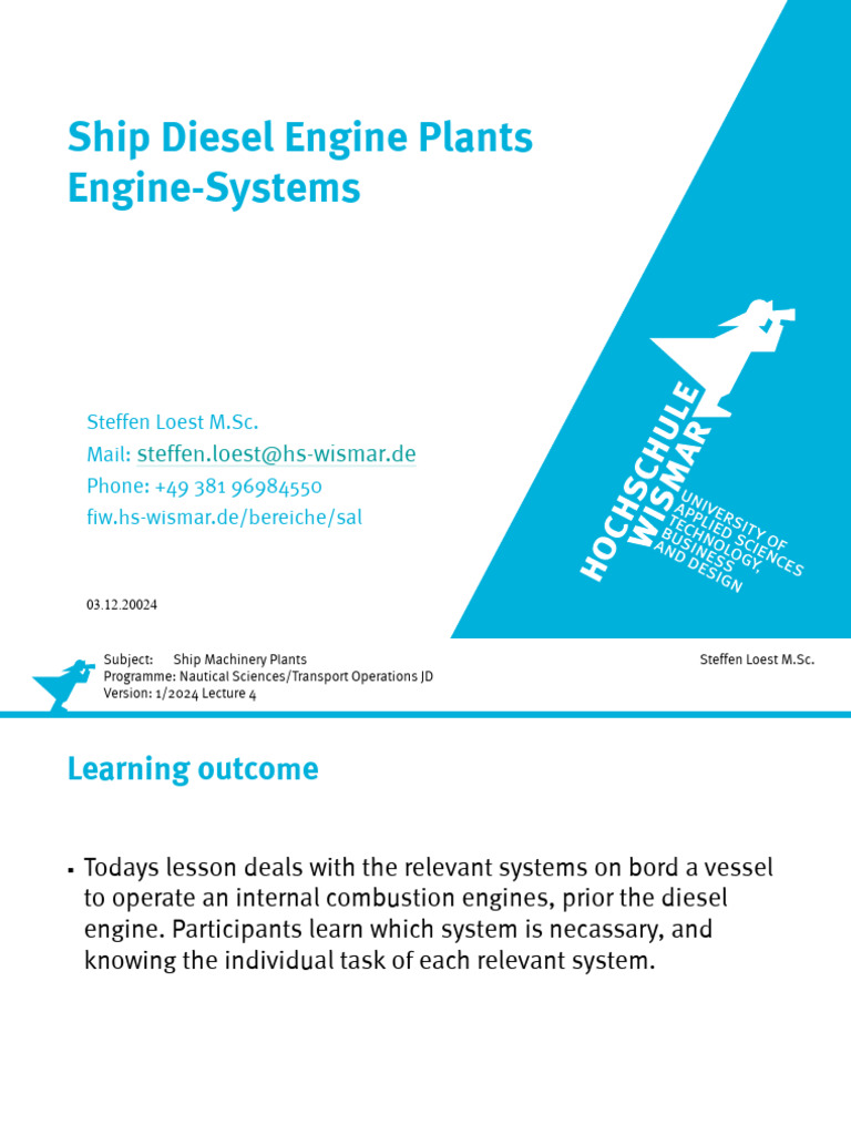04 Engine Systems | PDF | Engines | Fuel Oil