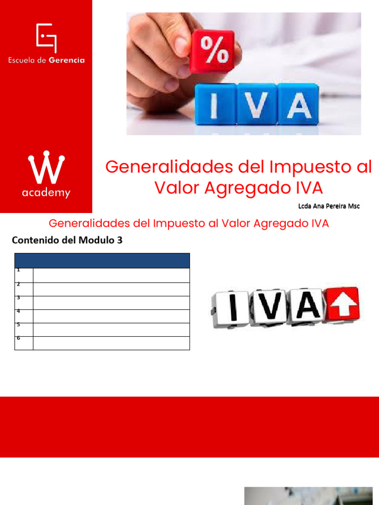 Generalidades del IVA en Venezuela | PDF | Impuestos | Impuesto al ...