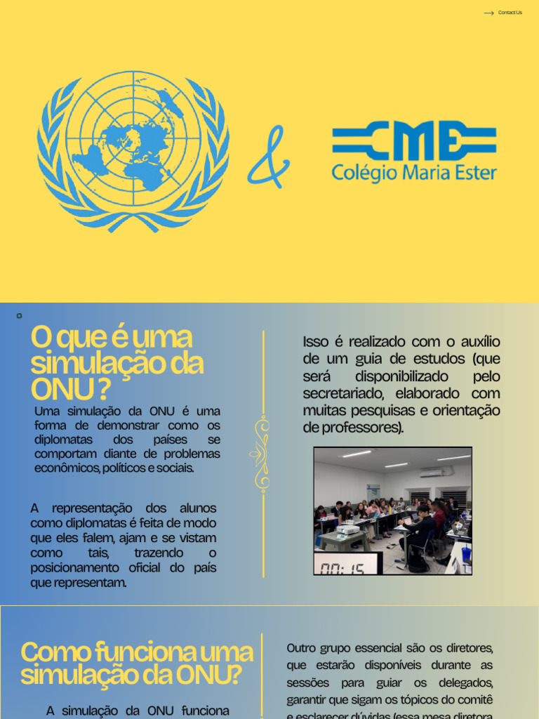 Simulação da ONU: Como Funciona? | PDF | Nações Unidas | Relações ...