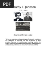 Download Dorothy Johnson Behavioral System Model by Angelie Sanchez SN97343455 doc pdf
