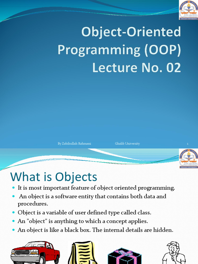 Understanding Object-Oriented Concepts | PDF | Method (Computer ...