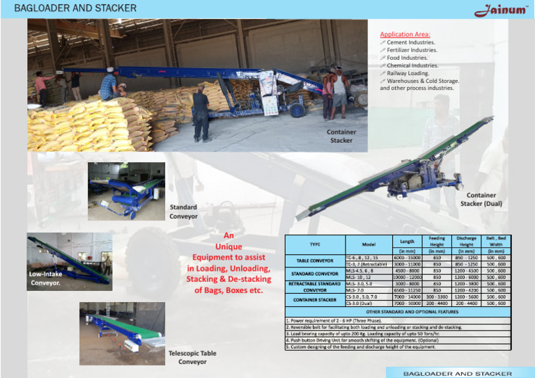 Container Stacker for Diverse Industries | PDF