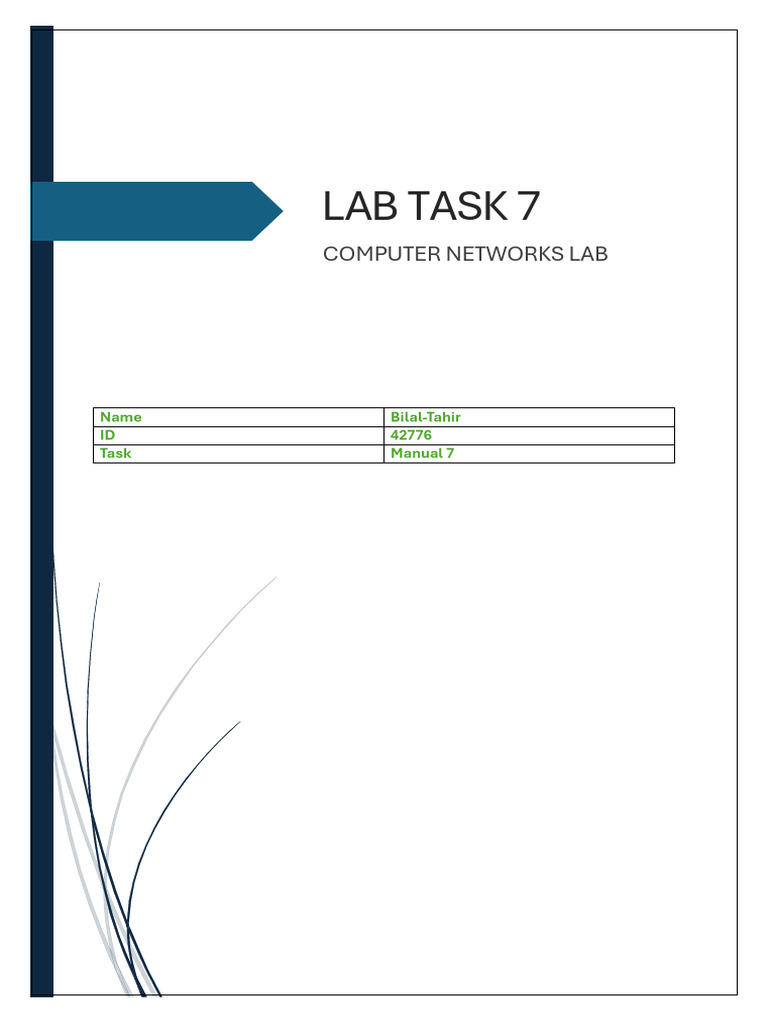 Lab Manual 7 | PDF