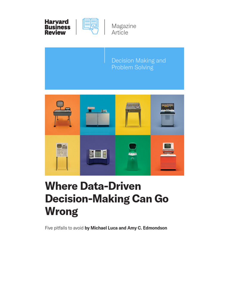 Avoiding Pitfalls in Data-Driven Decisions | PDF | Experiment ...