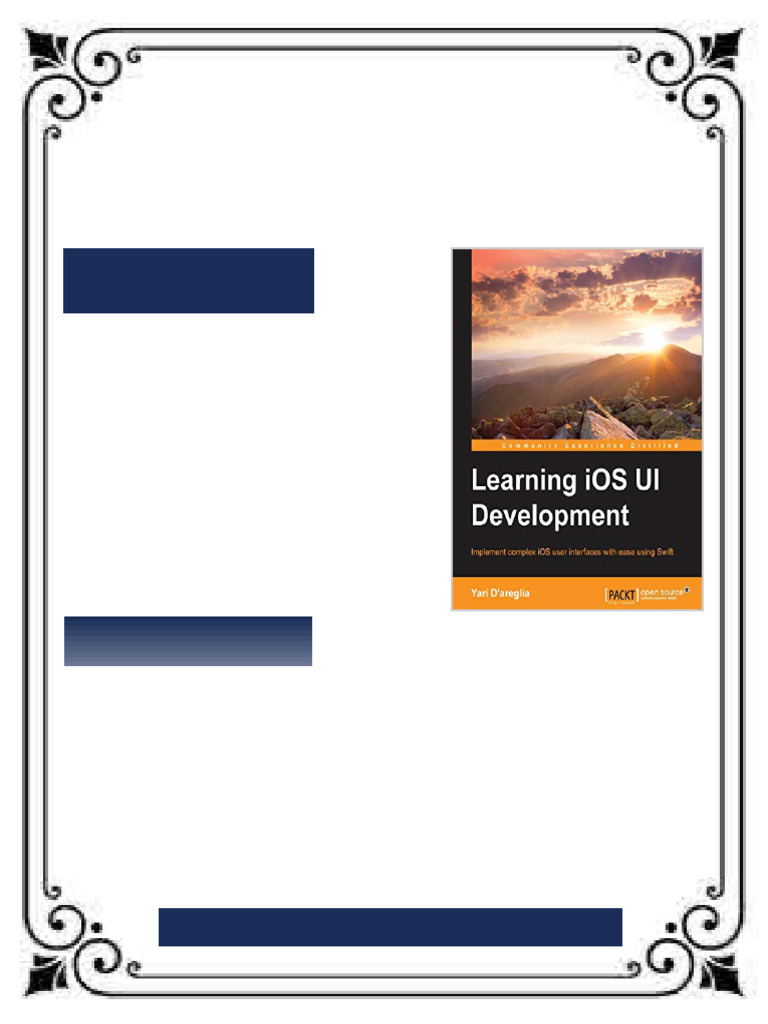 Learning iOS UI Development Implement complex iOS user interfaces with ...