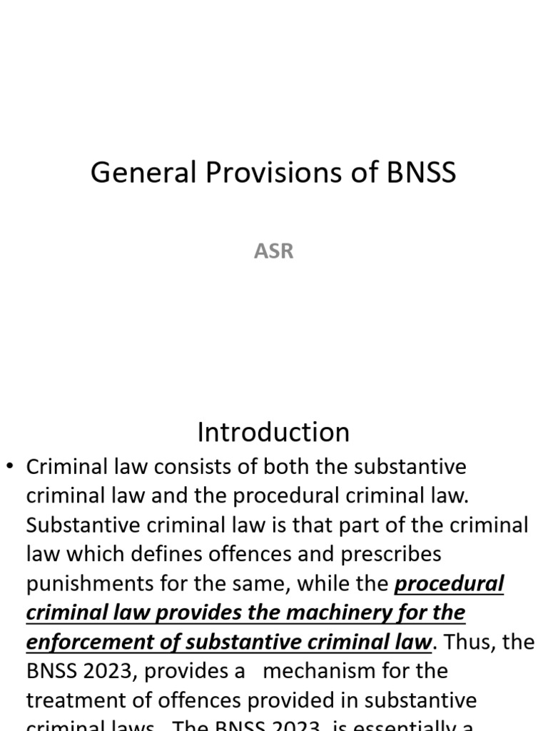Overview of BNSS 2023 Provisions | PDF | Bail | Plea Bargain