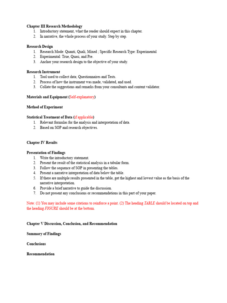 Research Methodology and Findings Guide | PDF