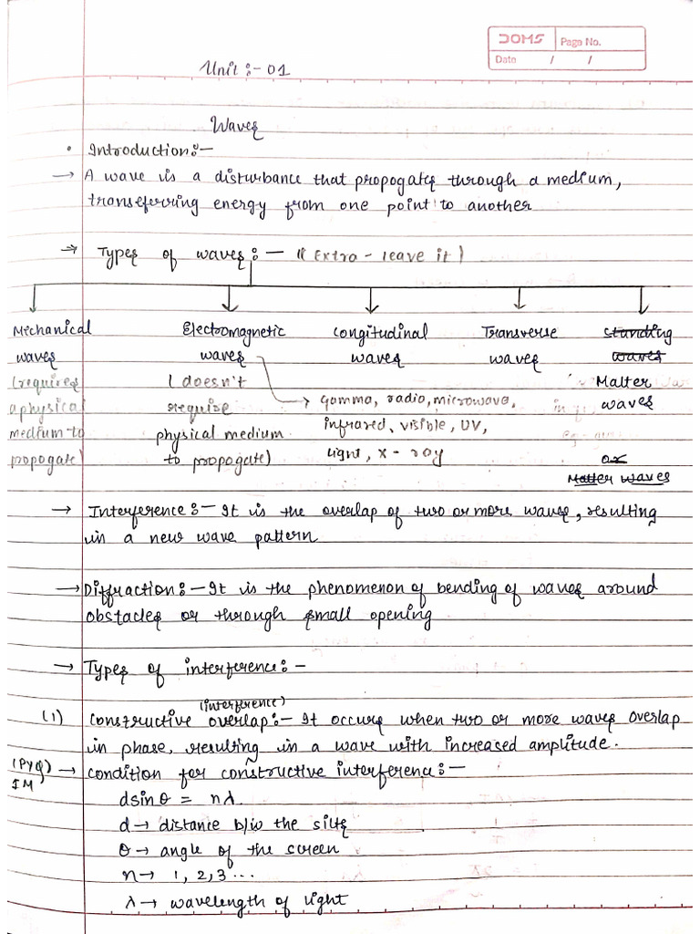 Physics Sem 2 Unit 1 | PDF