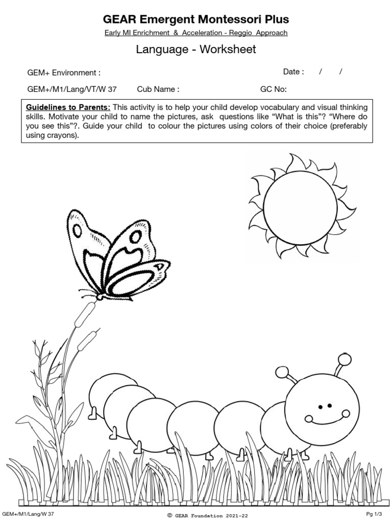 Worksheet W37 | PDF | Behavior Modification | Cognitive Science