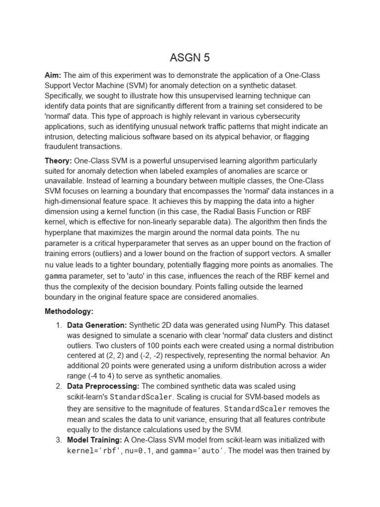 Aics Asgn 5_merged | PDF | Support Vector Machine | Machine Learning