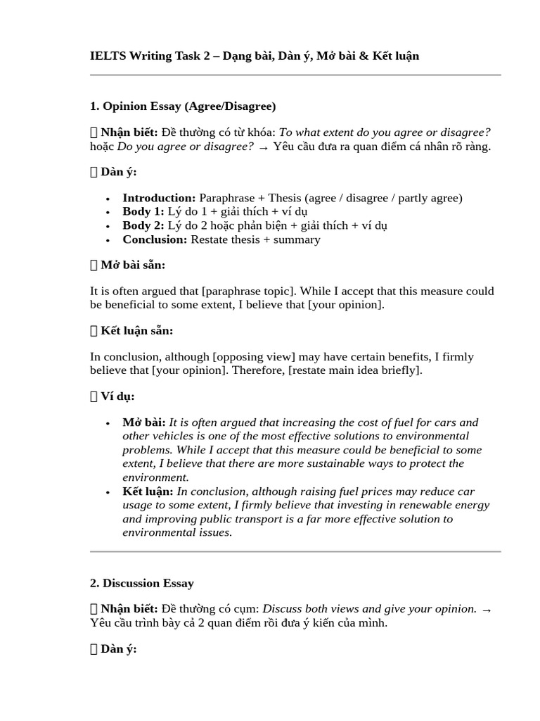 IELTS Writing Task 2 Guide | PDF | Economies