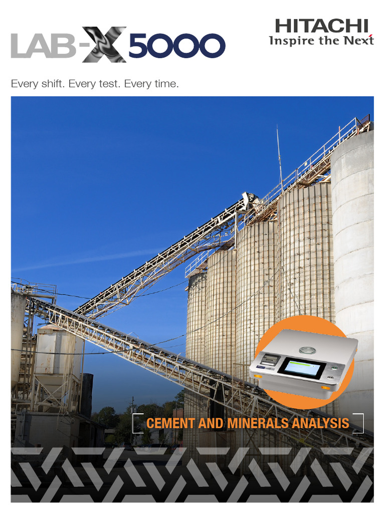 LAB-X5000 XRF Analyzer for Cement Quality | PDF | Cement | Calibration