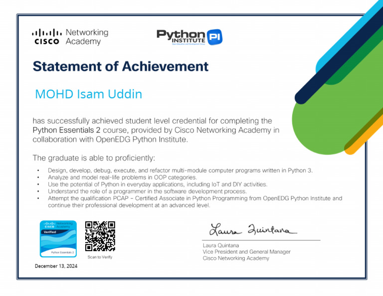 Python Essentials 2 Badge20241213-26-B7327i | PDF