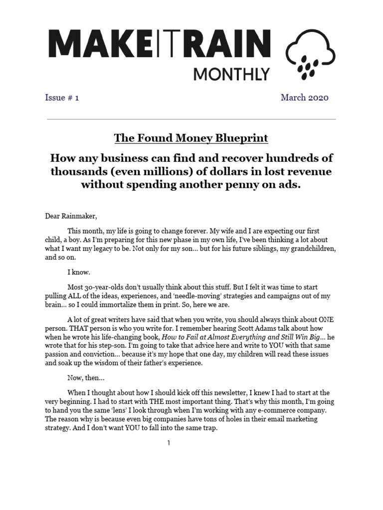 MIRM 1 | PDF | Subscription Business Model