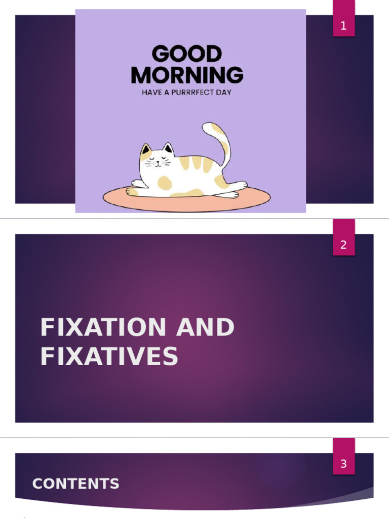 Fixation Techniques and Fixatives Overview | PDF | Fixation (Histology ...